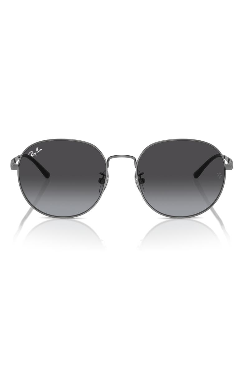 Ray-Ban 57mm Phantos Round Sunglasses, Main, color, Gunmetal