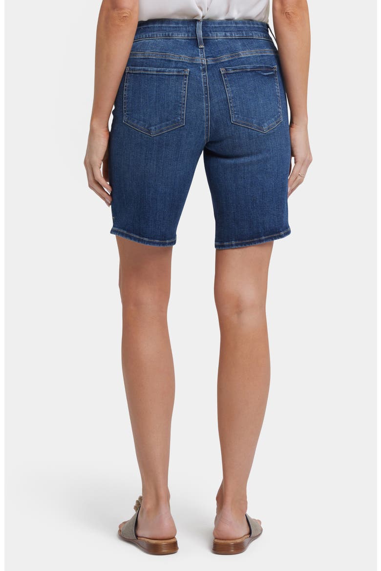 Ella Side Slit Denim Shorts, Alternate, color, RIO RAPIDS