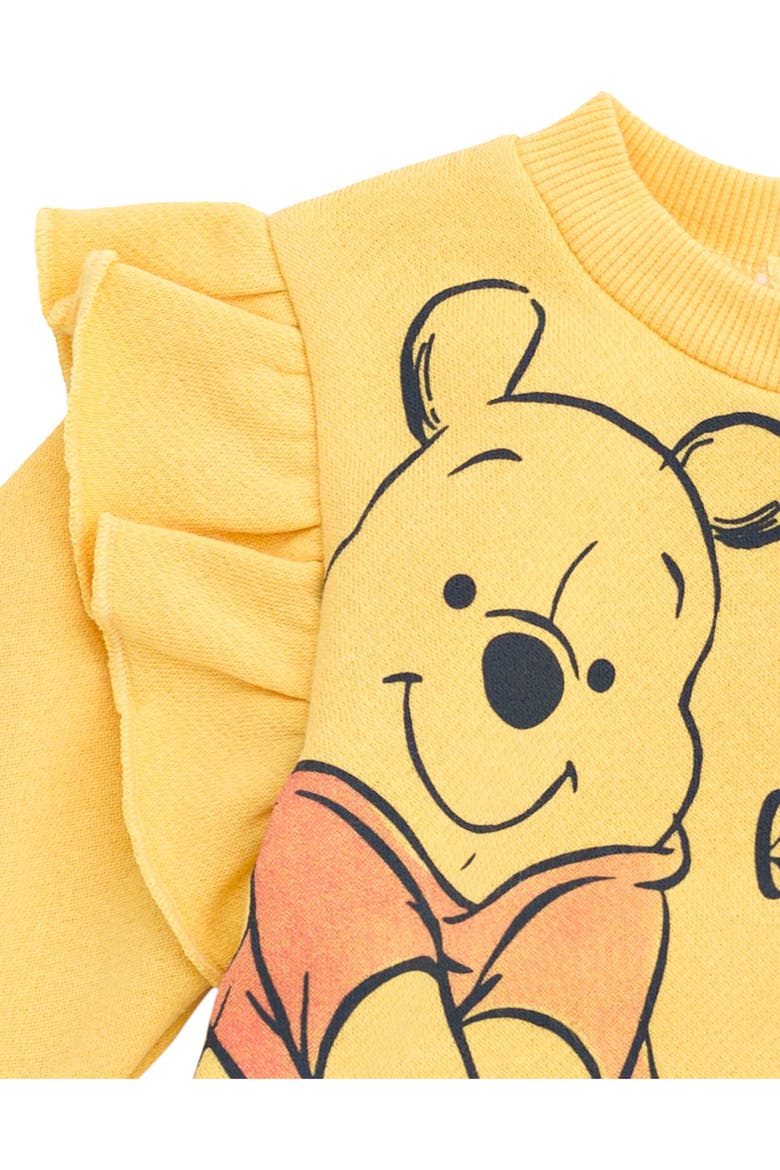 Winnie the Pooh Fleece Sweatshirt and Pants Set, Alternate, color, Pooh Pale Yellow
