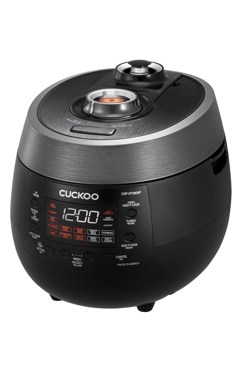 Cuckoo Twin Pressure Rice Cooker, Alternate, color, Black