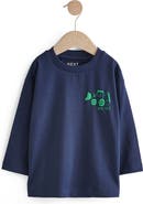 NEXT Kids' Tractor Cotton Long Sleeve Graphic T-Shirt