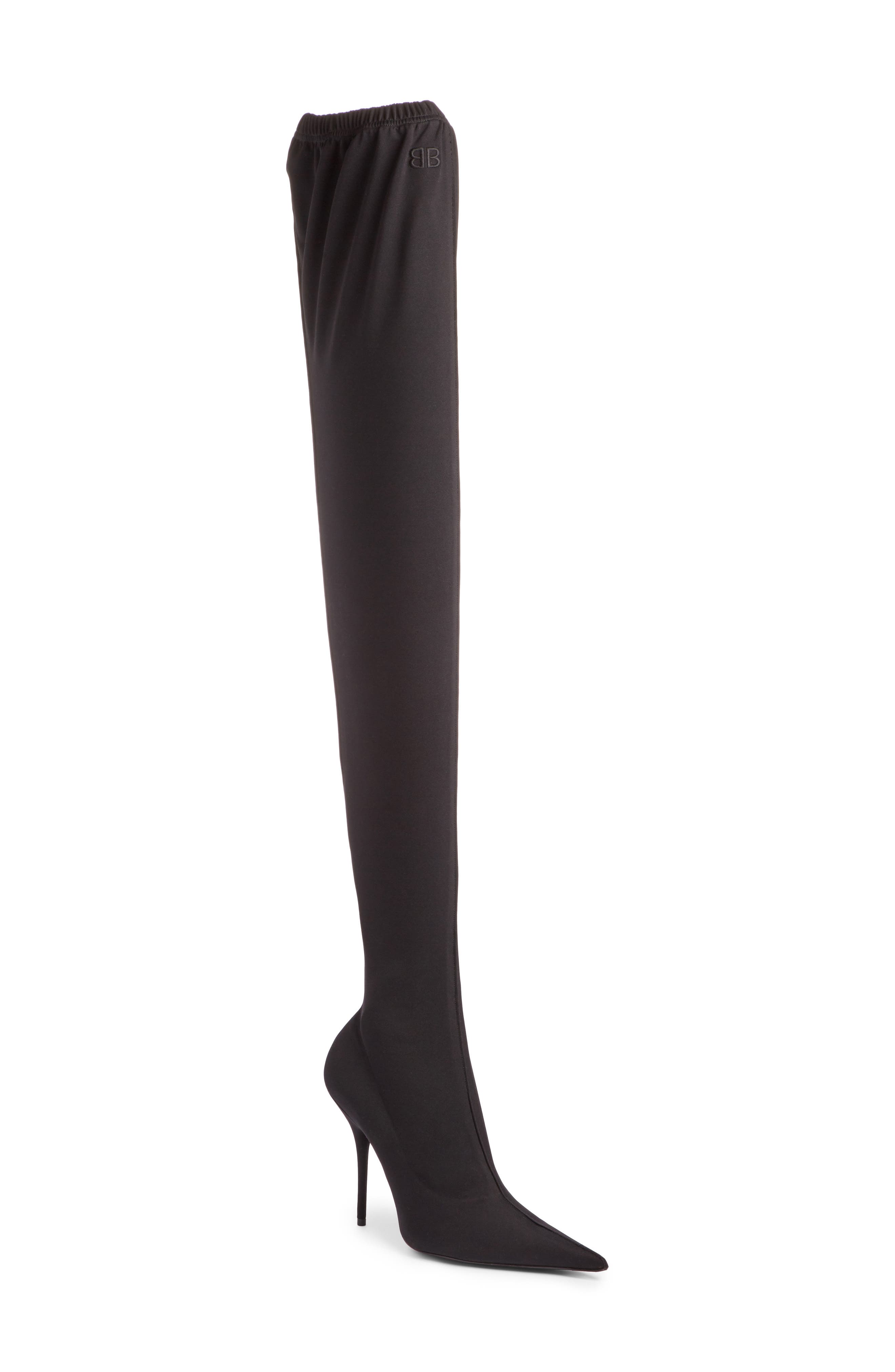 Balenciaga Thigh High Boot, Main, color, 