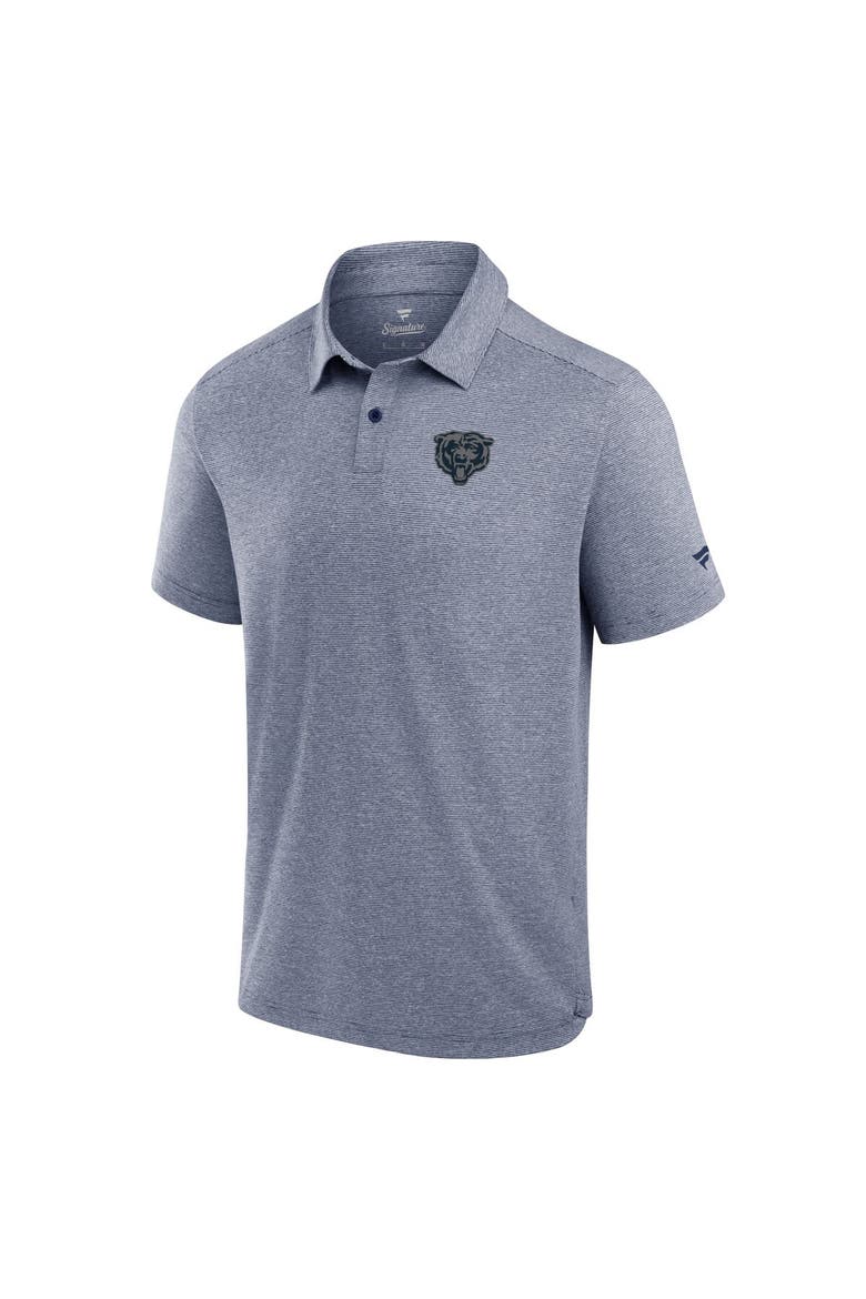 Men's Fanatics Signature Navy Chicago Bears Front Office Tech Polo Shirt, Alternate, color, Navy