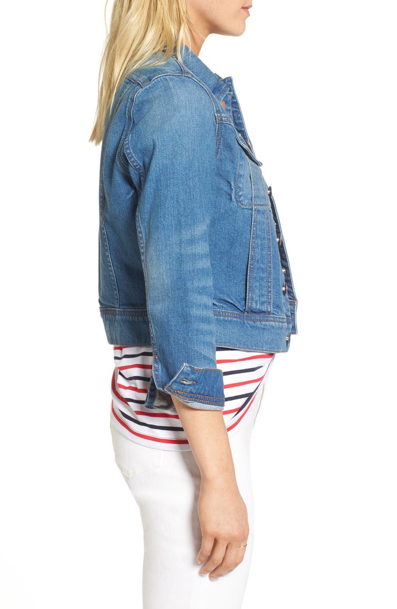 1901 Crop Denim Jacket, Alternate, color,