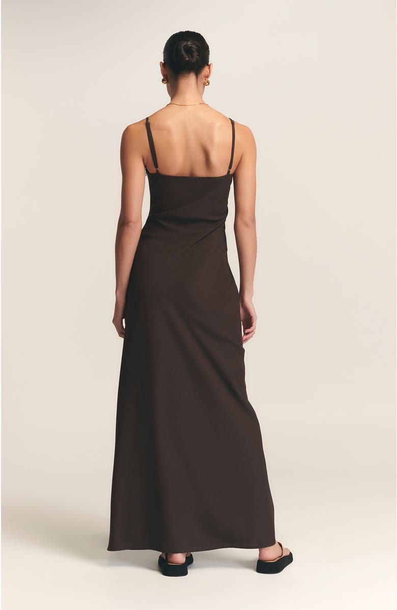 ST MRLO Myrtle Slip Dress, Alternate, color, Chocolate