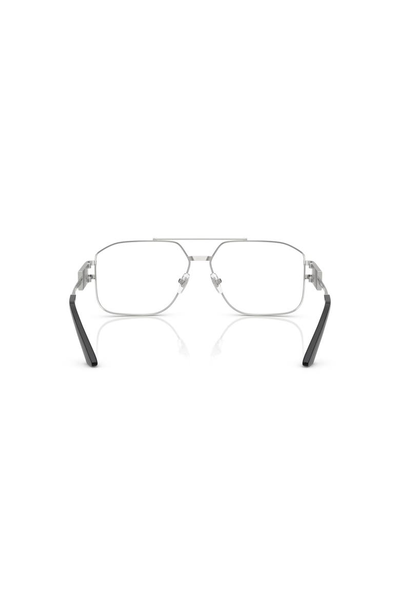 Versace 59mm Square optical glasses, Alternate, color, Silver