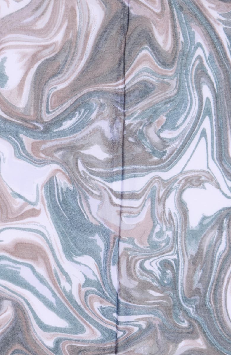 AREA STARS Swirl Print Scarf, Alternate, color, Gray