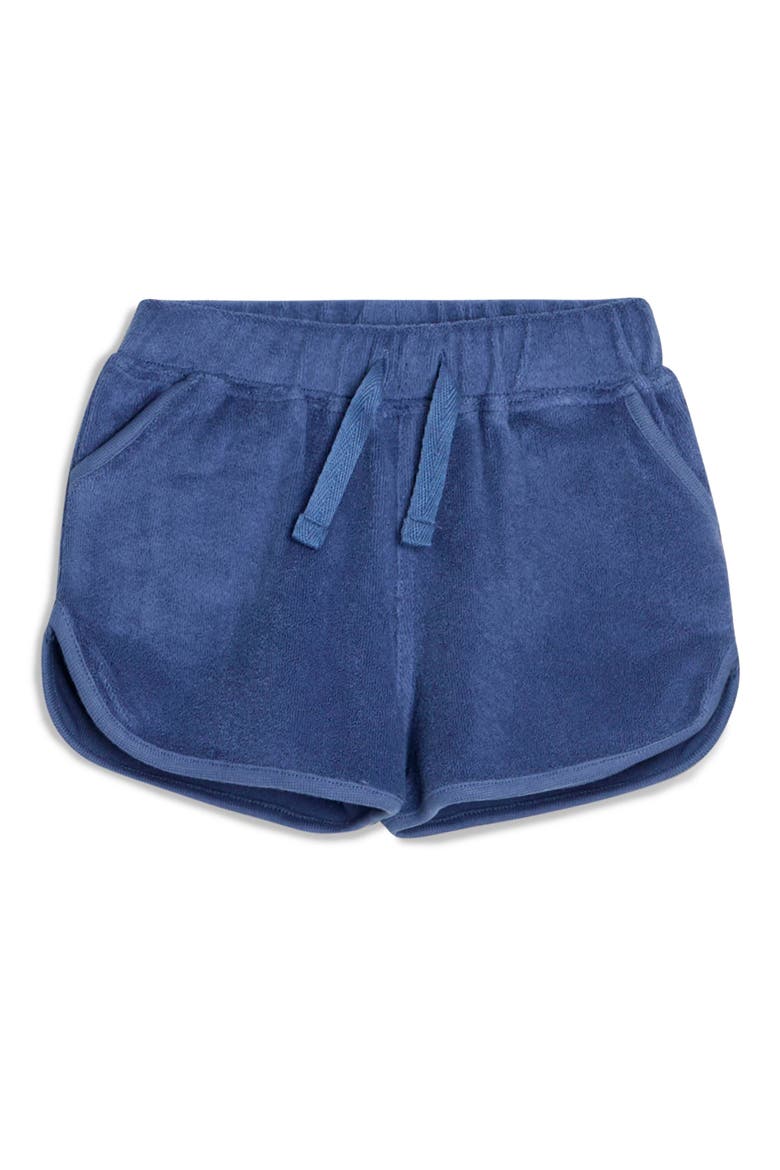 T-Rex Appliqué T-Shirt & Shorts Set, Alternate, color, BLUE