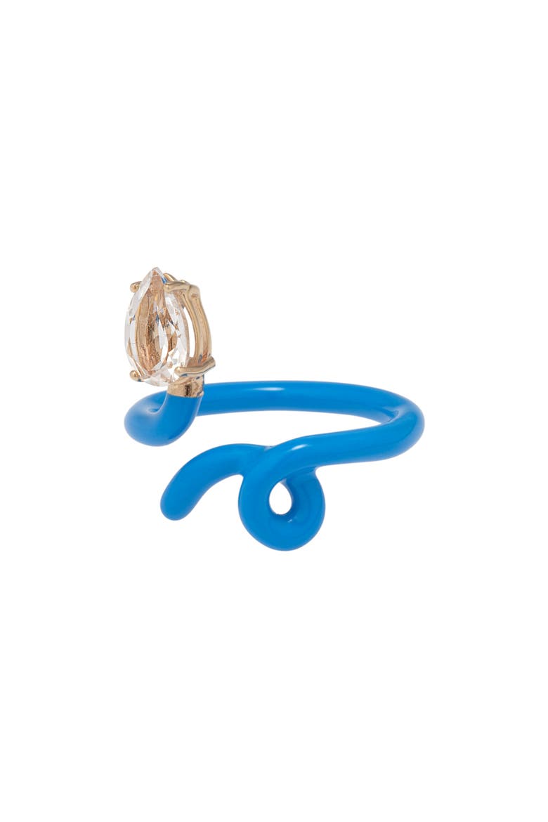 Baby Vine Tendril Ring, Alternate, color, TURQUOISE