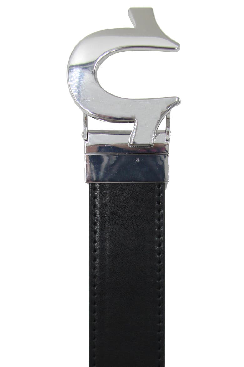 Dex Horseshoe Buckle Belt, Alternate, color, BLACK