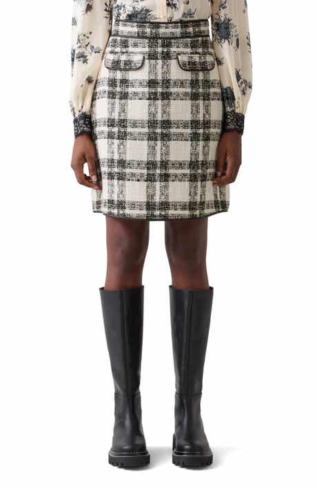 LK Bennett Clarisse Check Skirt