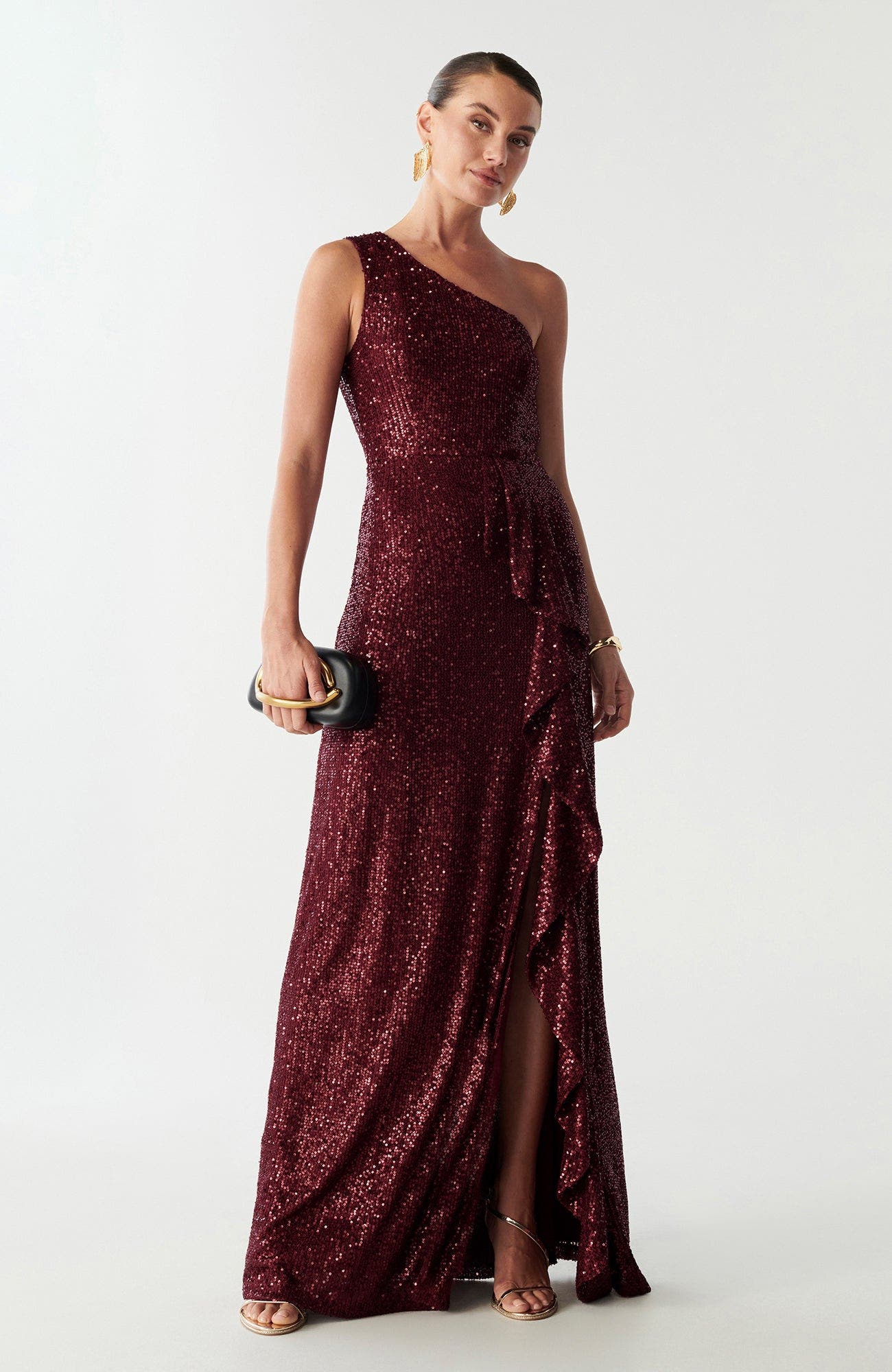 selected Burgundy Sequin