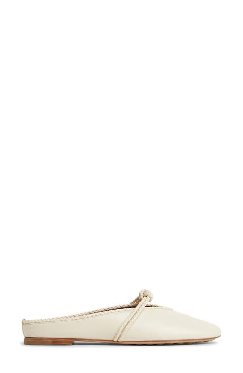 Bottega Veneta Lucia Mary Jane Ballerina Mule In Gray