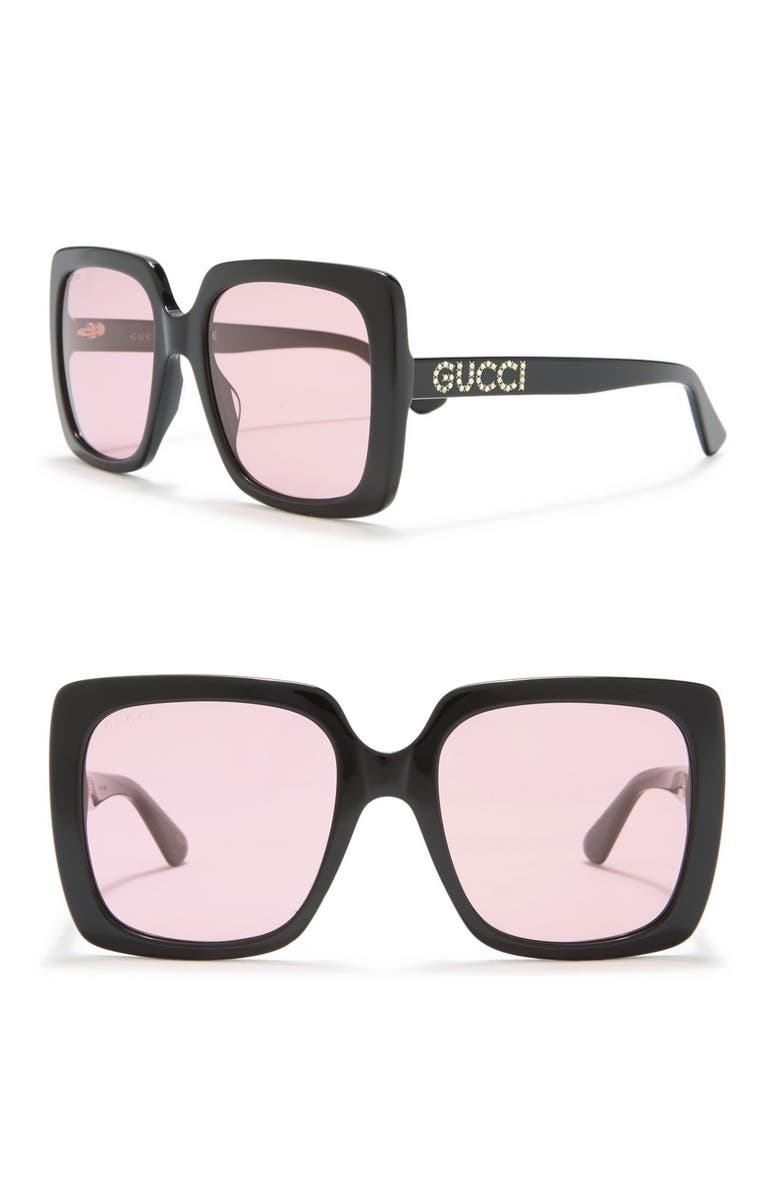 Gucci 54mm Square Sunglasses, Main, color,
