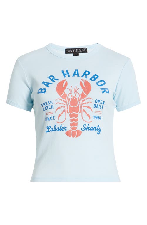Vinyl Icons Bar Harbor Graphic Baby Tee In Nantucket Breeze