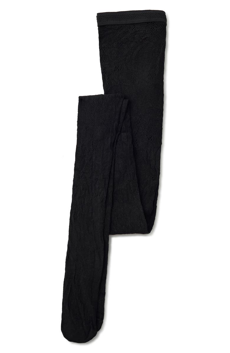 Swedish Stockings Rose Lace Tights, Alternate, color, 