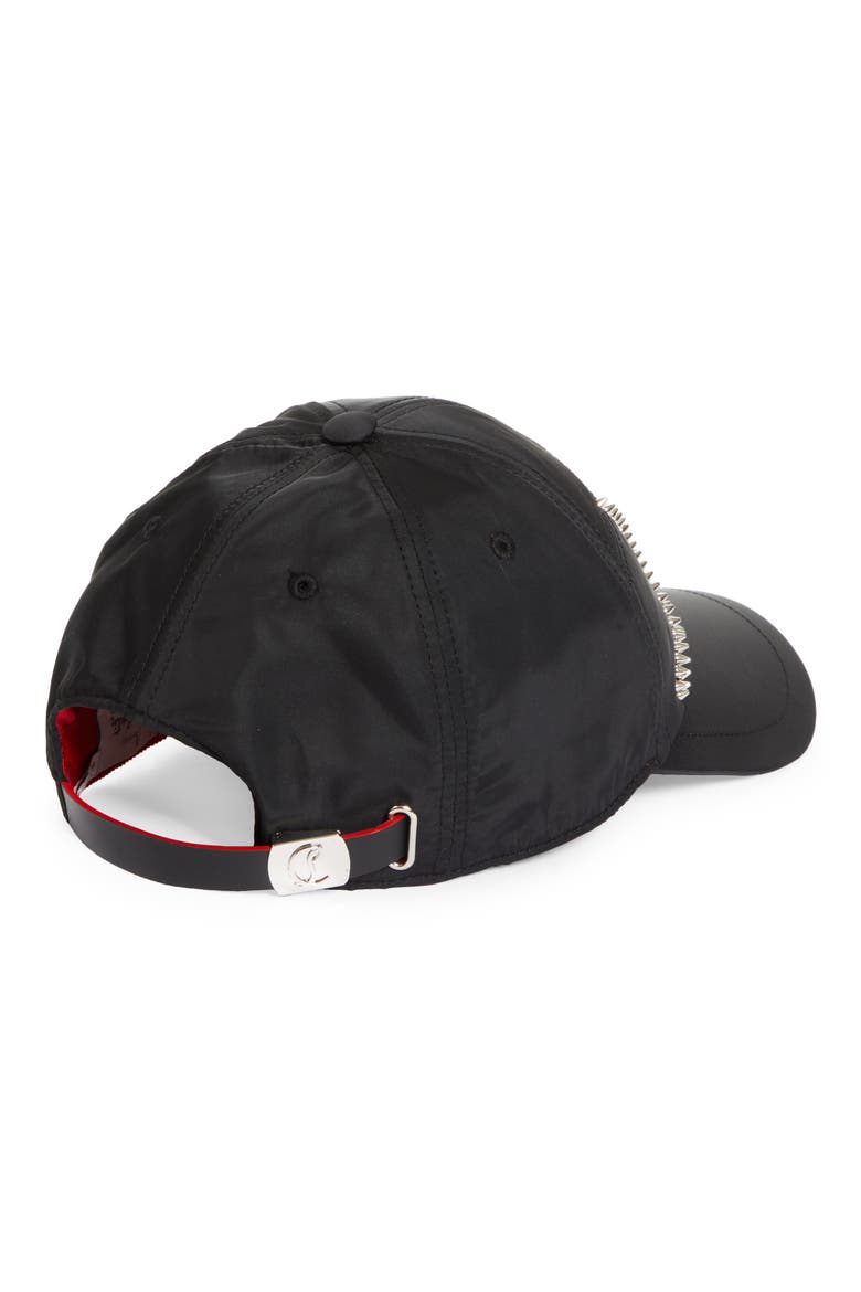 Enky Loubishow Studded Baseball Cap, Alternate, color, BLACK/ SILVER
