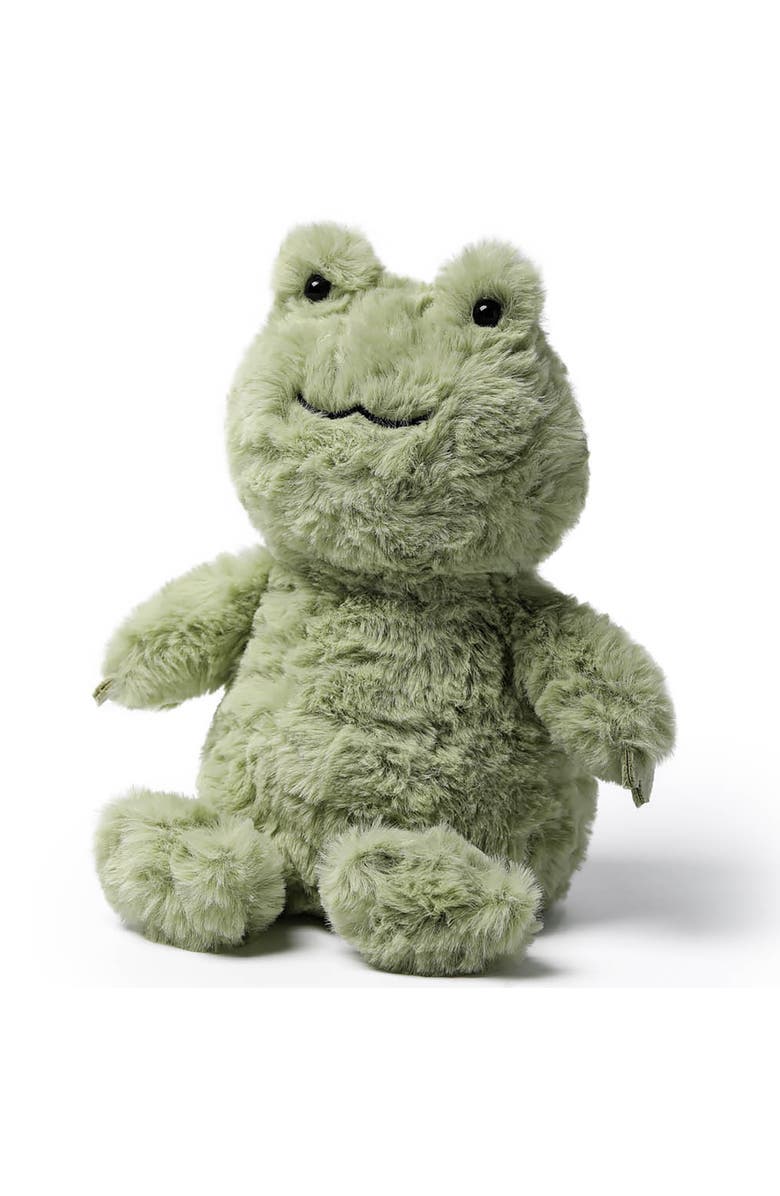 McHugs 7 Inch Relaxing Frog Weighted Stuffed Animal, Alternate, color, Green