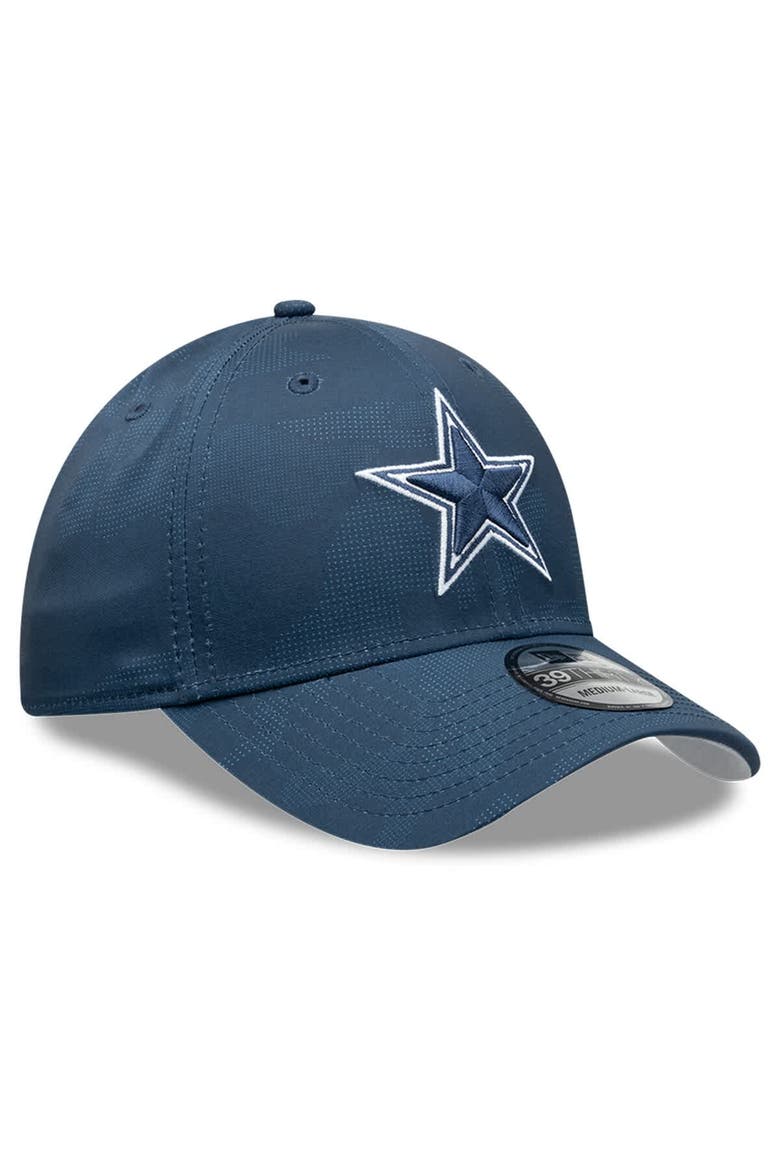 Men's New Era  Navy Dallas Cowboys Tonal Camo 39THIRTY Flex Hat, Alternate, color, Navy