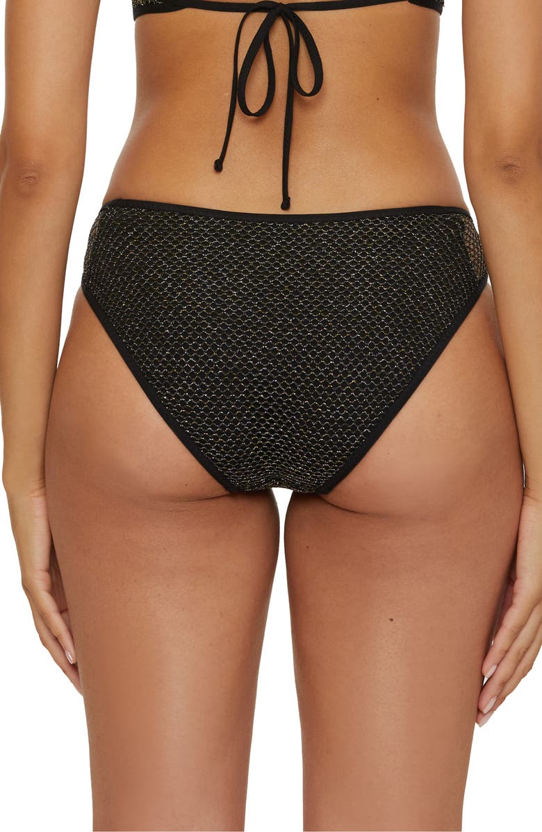 Becca Network Adela Hipster Bikini Bottoms, Alternate, color, Black