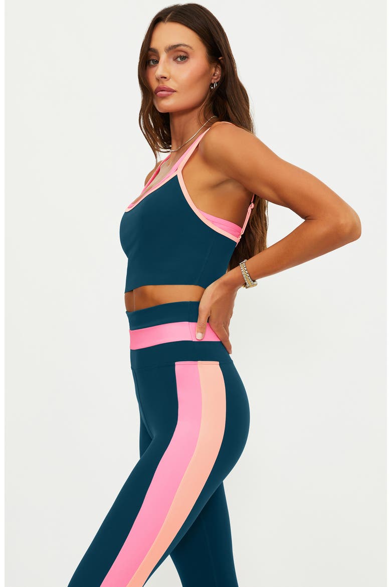 Mariella Stripe Leggings, Alternate, color, SEASHELL
