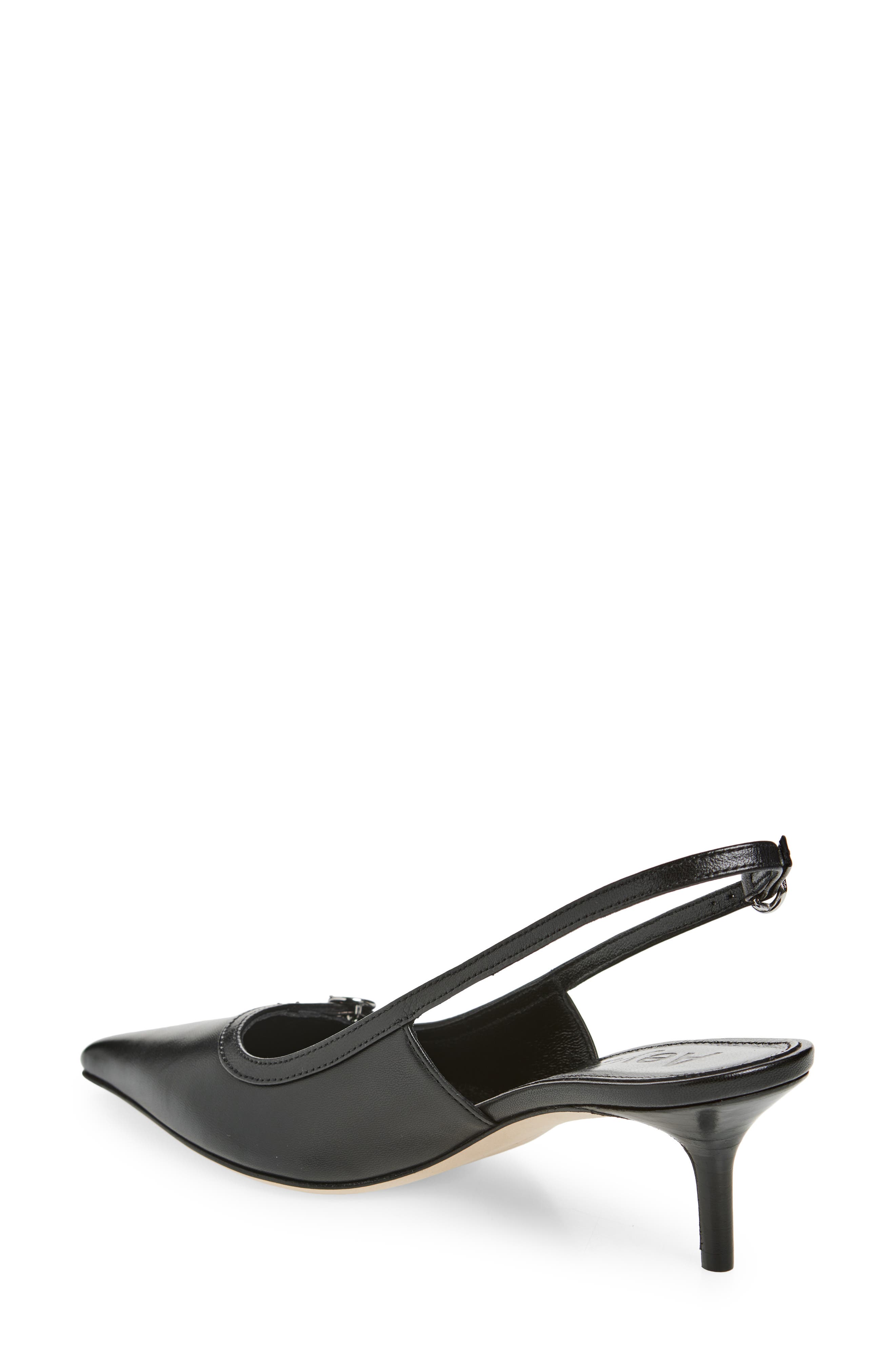 aeyde Saba Slingback Pump, Alternate, color, Black