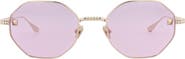 Valentino 50mm Geometric Sunglasses