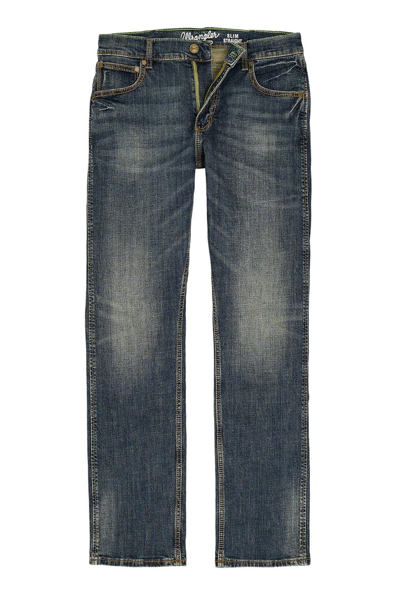 Retro Slim Straight Leg Jeans, Alternate, color, BOZEMAN