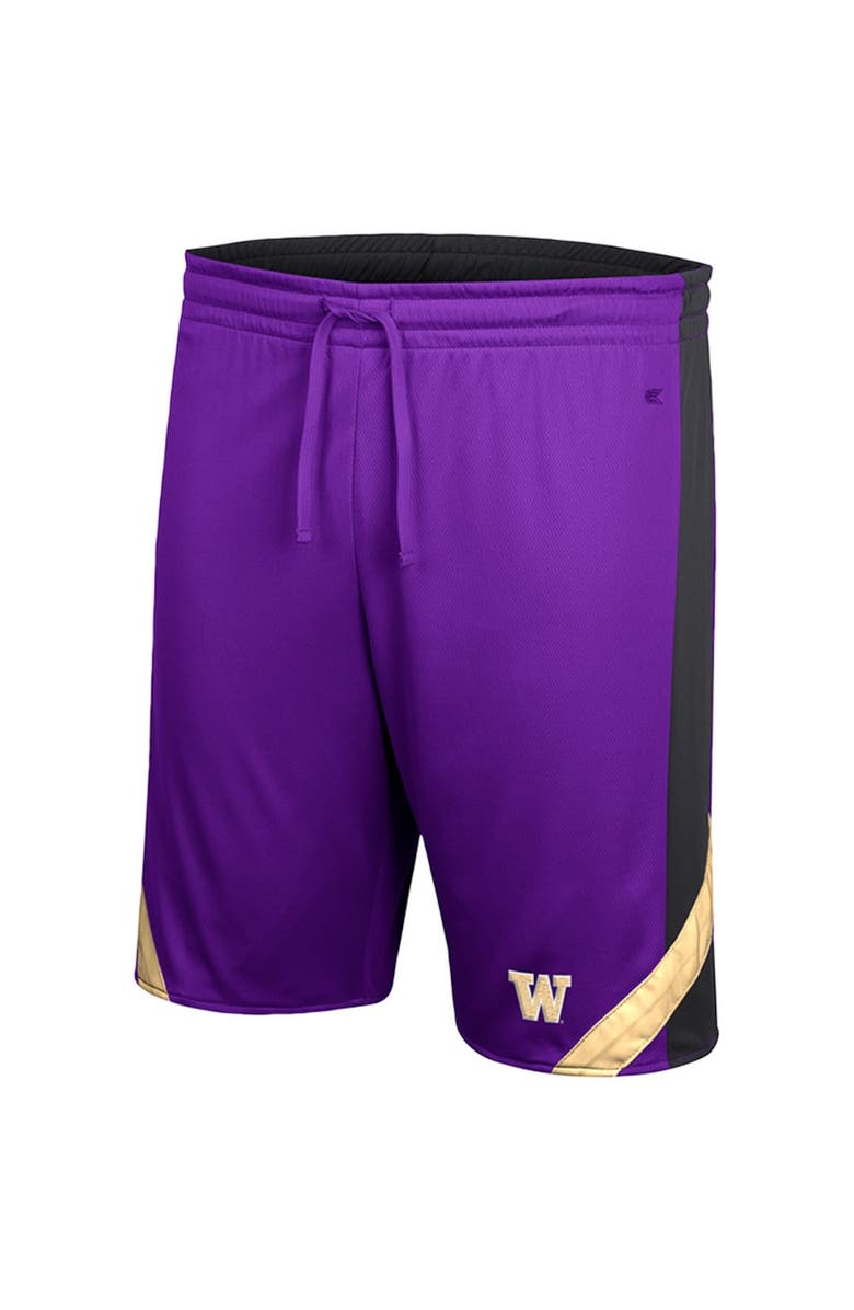 COLOSSEUM Men's Colosseum Purple/Black Washington Huskies Am I Wrong Reversible Shorts, Alternate, color,