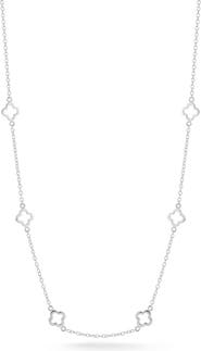 GLAZE JEWELRY Clover Station Necklace