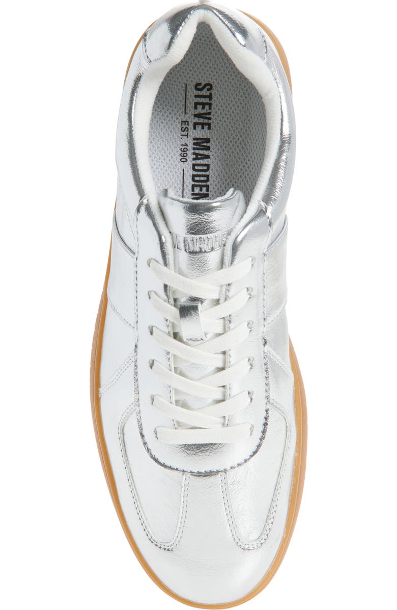 Steve Madden Kixon Sneaker, Alternate, color, Silver