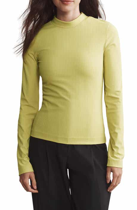 Modern Rib Mock Neck Knit Top