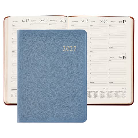 2027 Leather Desk Diary
