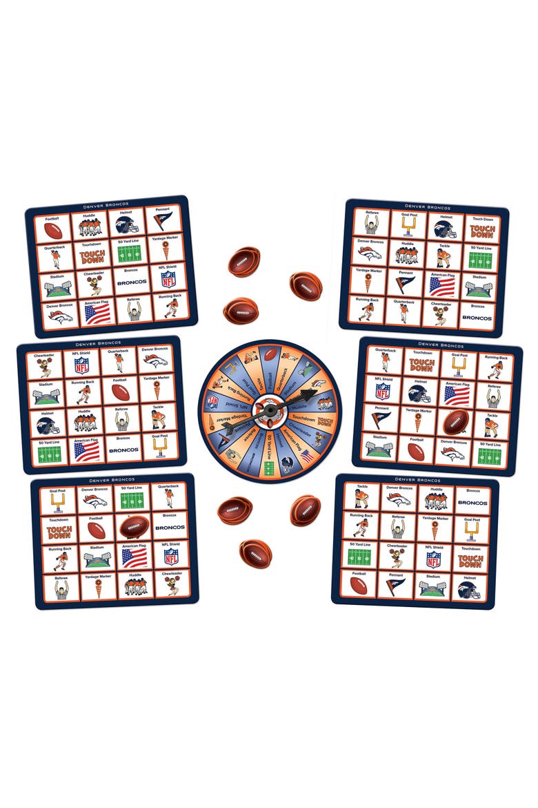 Denver Broncos NFL Bingo Game, Alternate, color, Multicolor