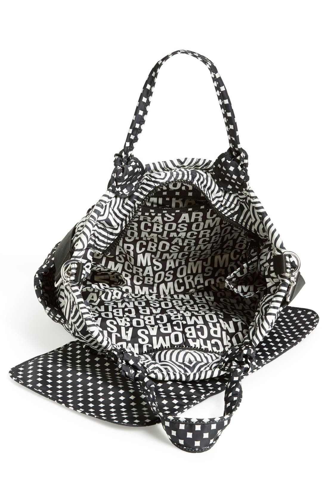 MARC BY MARC JACOBS 'Pretty - Eliz-a-Baby' Diaper Bag, Alternate, color, BLACK MULTI