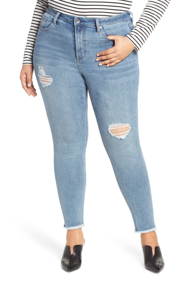 Perfect Vintage Core Ripped High Waist Skinny Jeans, Main, color, HARVEY