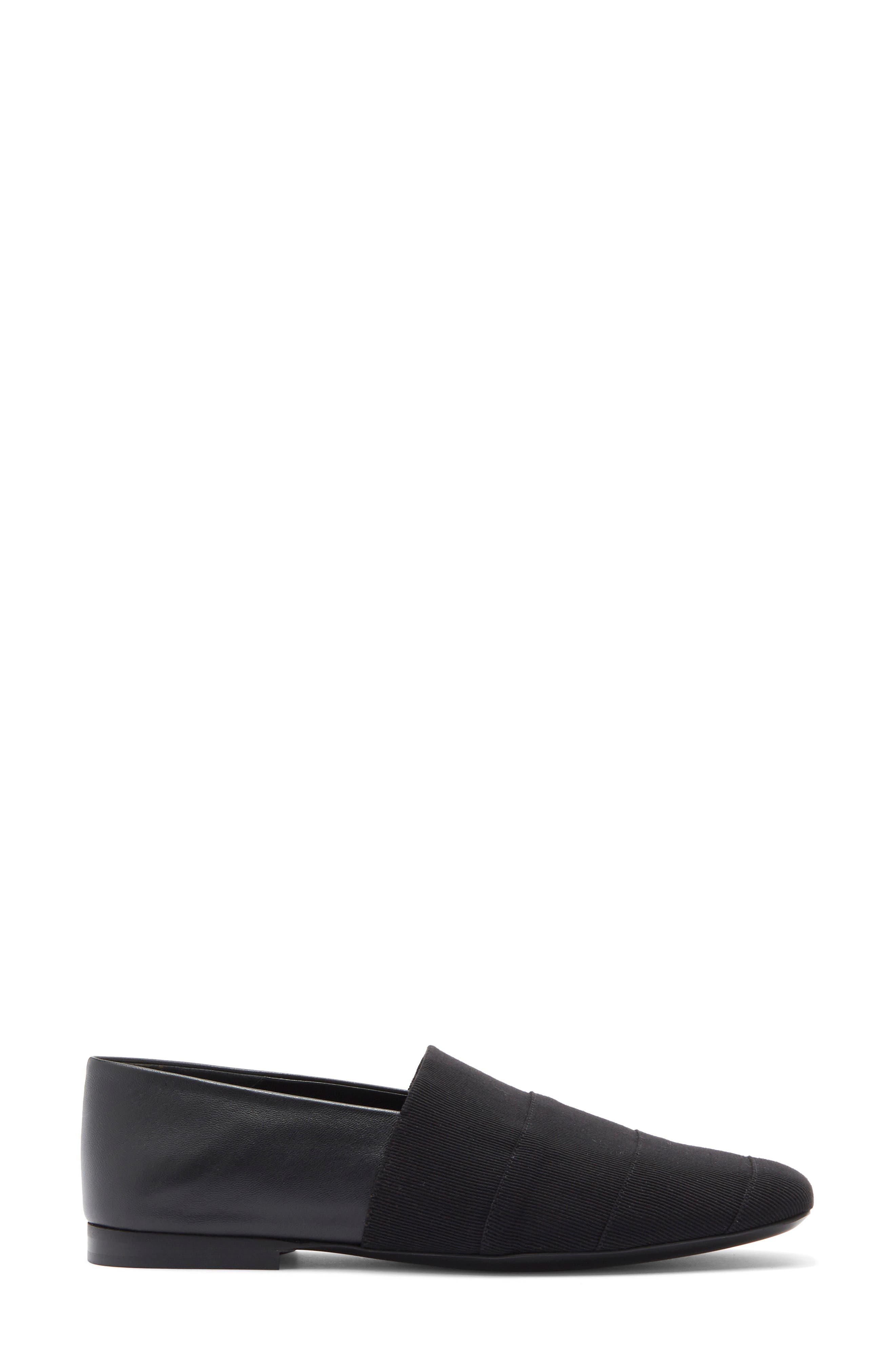 FERRAGAMO Alkes Flat Loafer, Alternate, color, Black