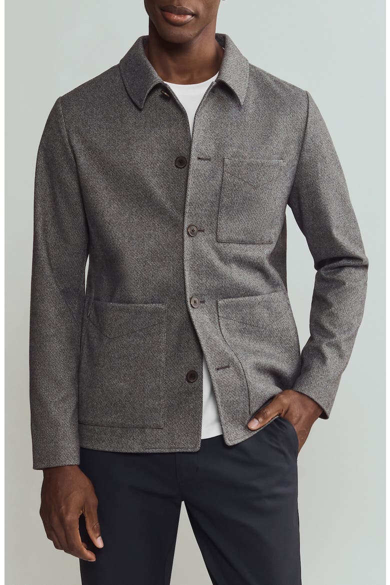 Highlands Chore Coat, Main, color, ASPHALT HEATHER