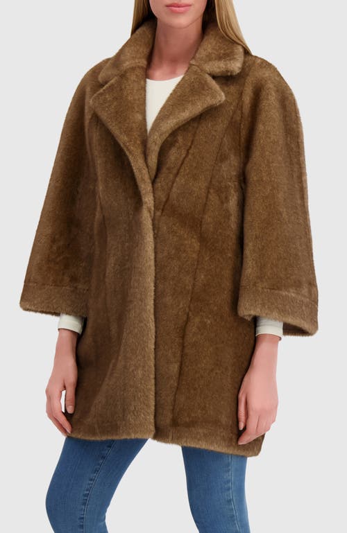 Lyla Grant Fur-free Mink (faux Fur) Jacket In Pink