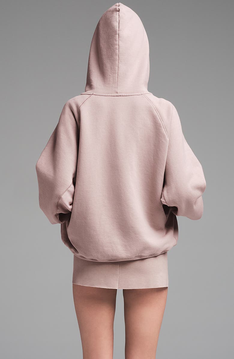 SKIMS Relaxed French Terry Zip Hoodie, Alternate, color, 