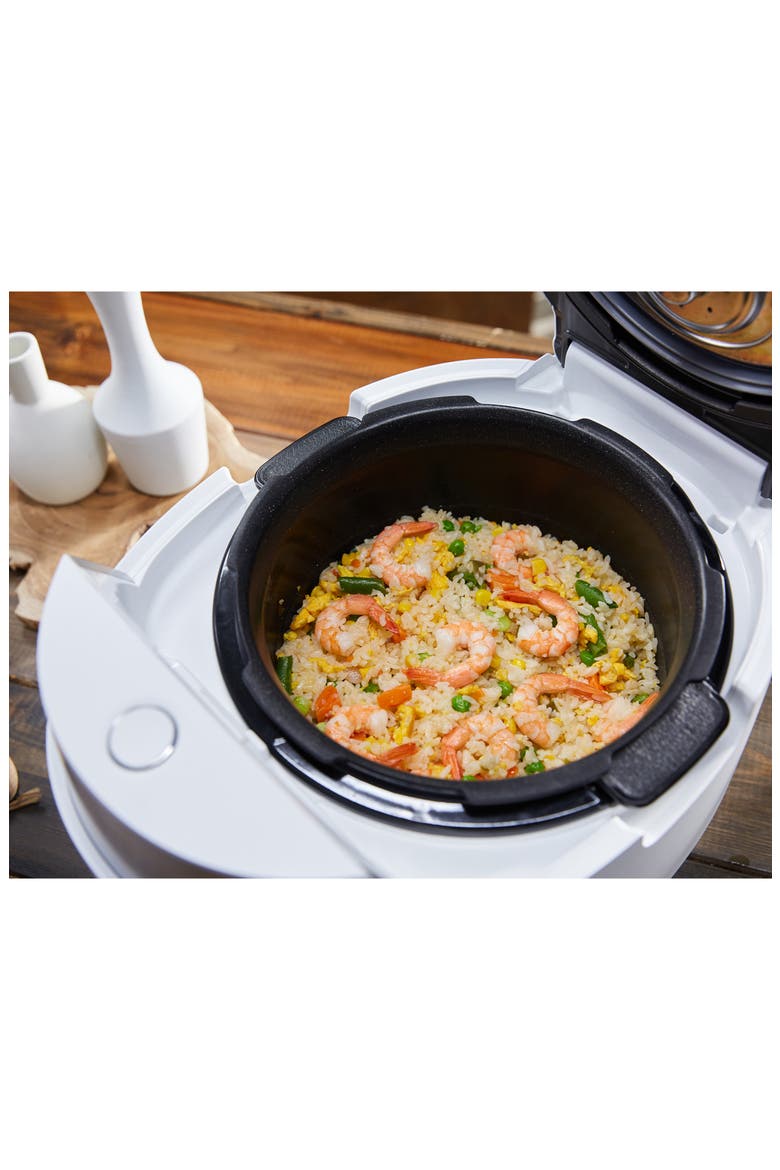 6-Cup Twin Pressure Rice Cooker, Alternate, color, WHITE