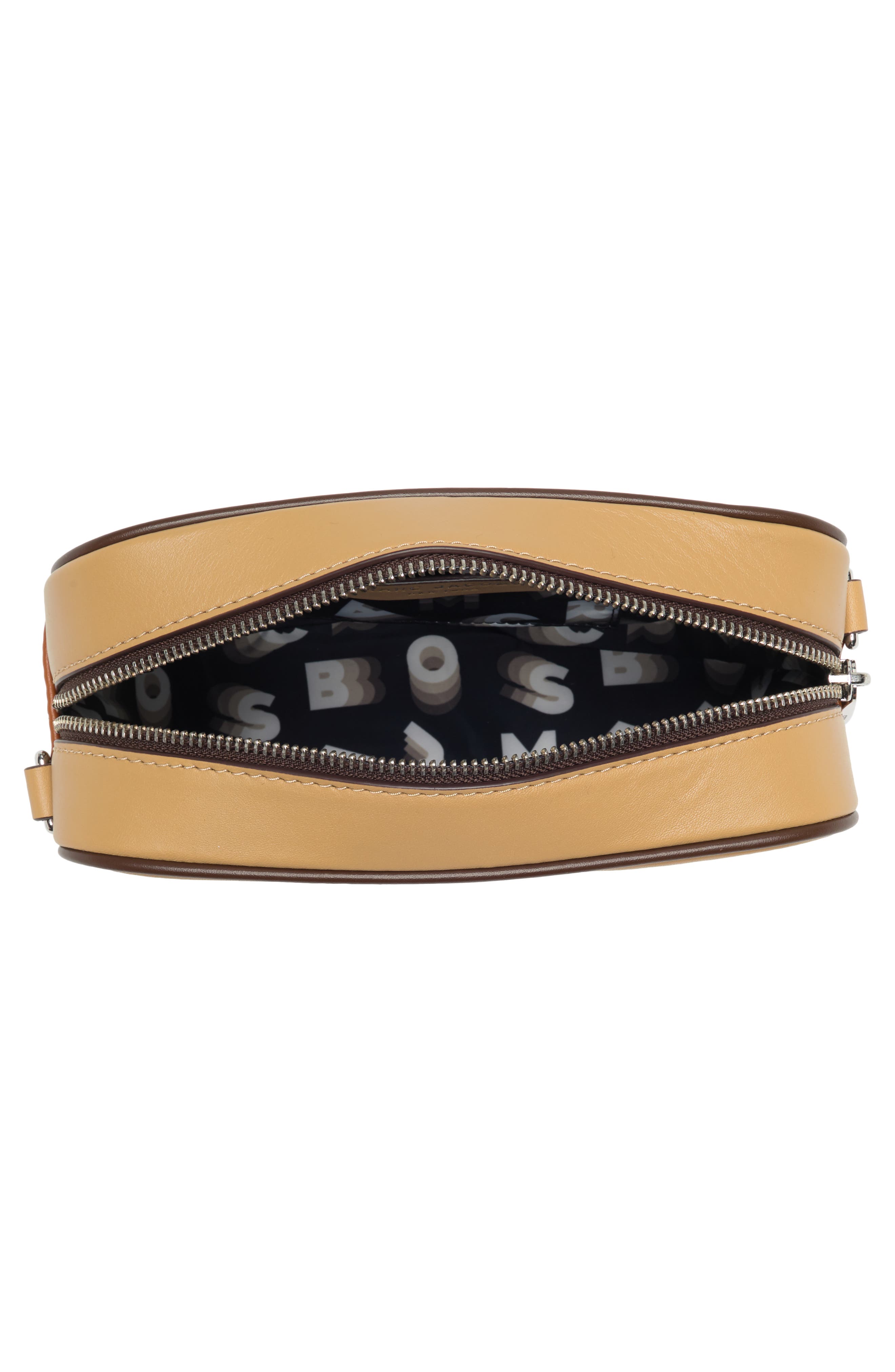 Flash Leather Camera Crossbody Bag, Alternate, color, ICED COFFEE MULTI