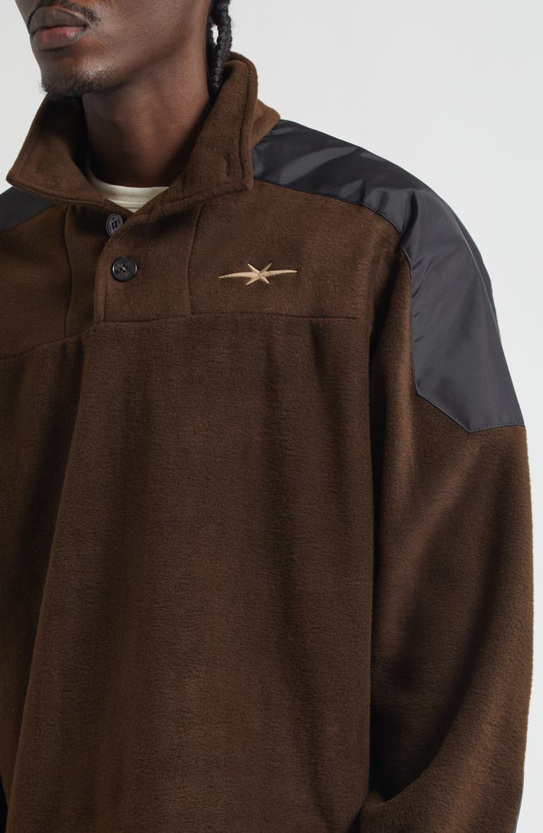 PHIPPS Basecamp Fleece Pullover, Alternate, color, Brown