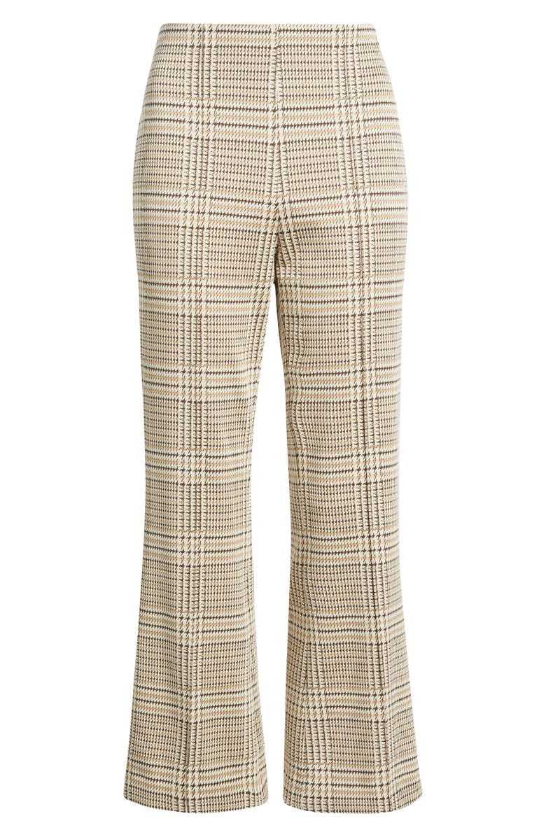 rag & bone Irina Ponte Kick Flare Pants, Alternate, color, Tan Multi