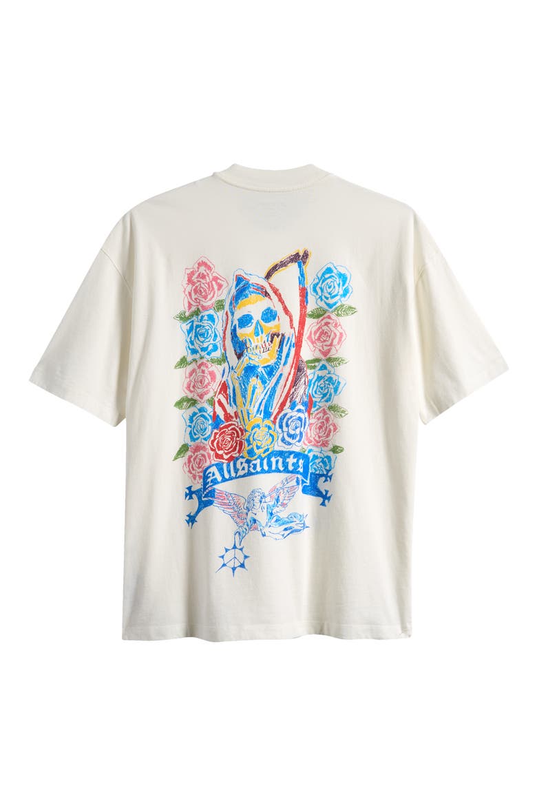 Cray Short Sleeve Graphic Organic Cotton T-Shirt, Alternate, color, CHALK WHITE