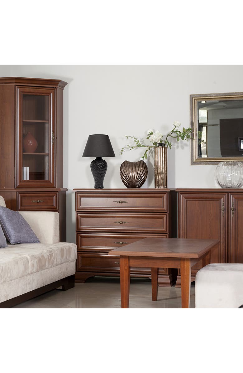 LALIA HOME Textured Stucco Curvy Ceramic Lamp, Alternate, color,