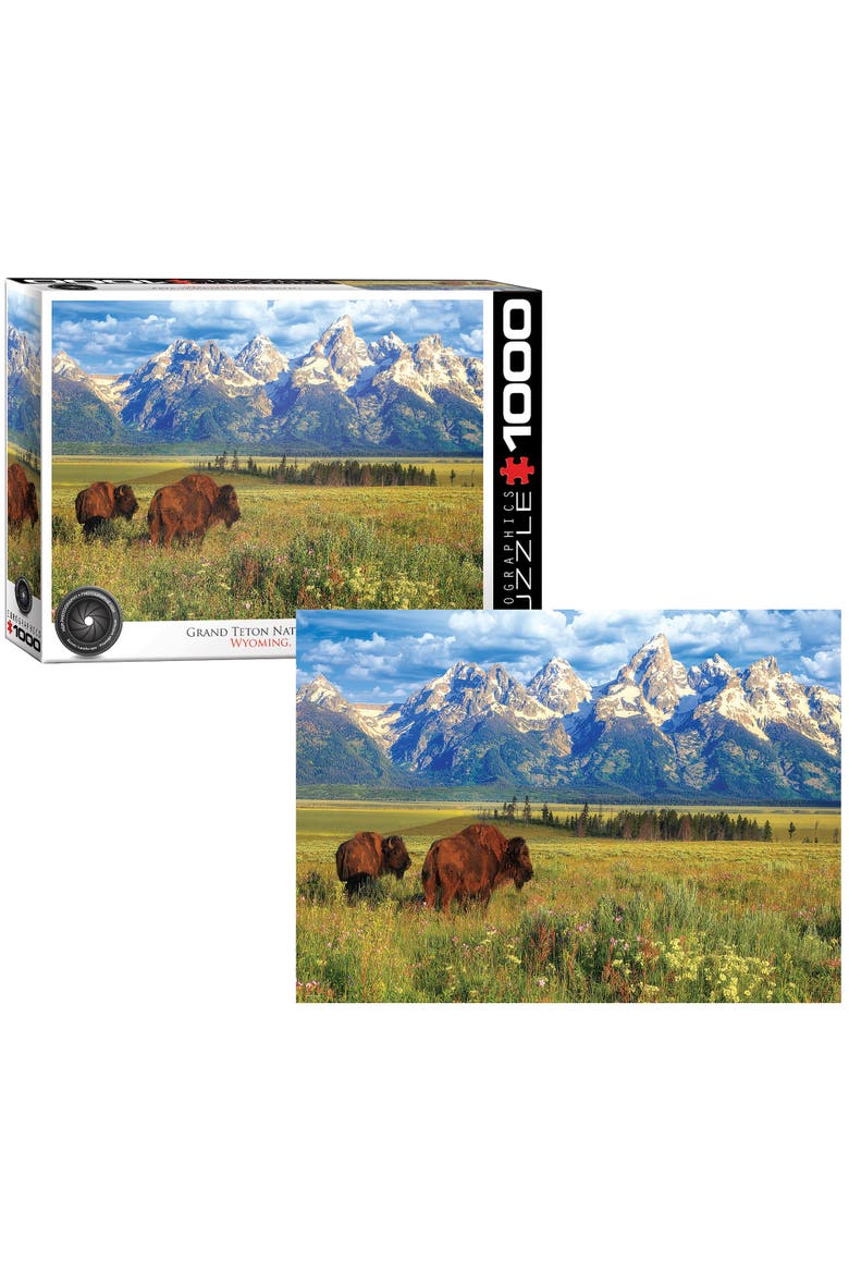 Grand Teton National Park Puzzle, 1000 Pieces, Alternate, color, Multicolored