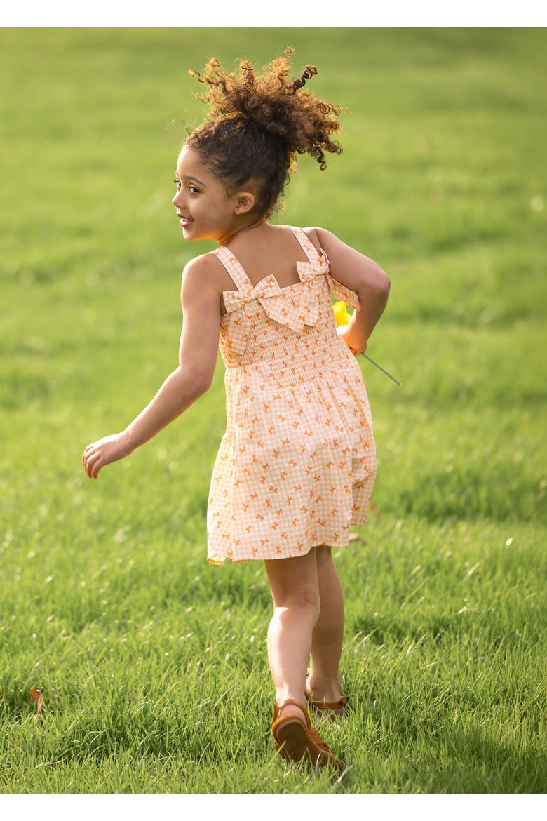 Tangerine Twirl Sleeveless Dress, Alternate, color, Orange