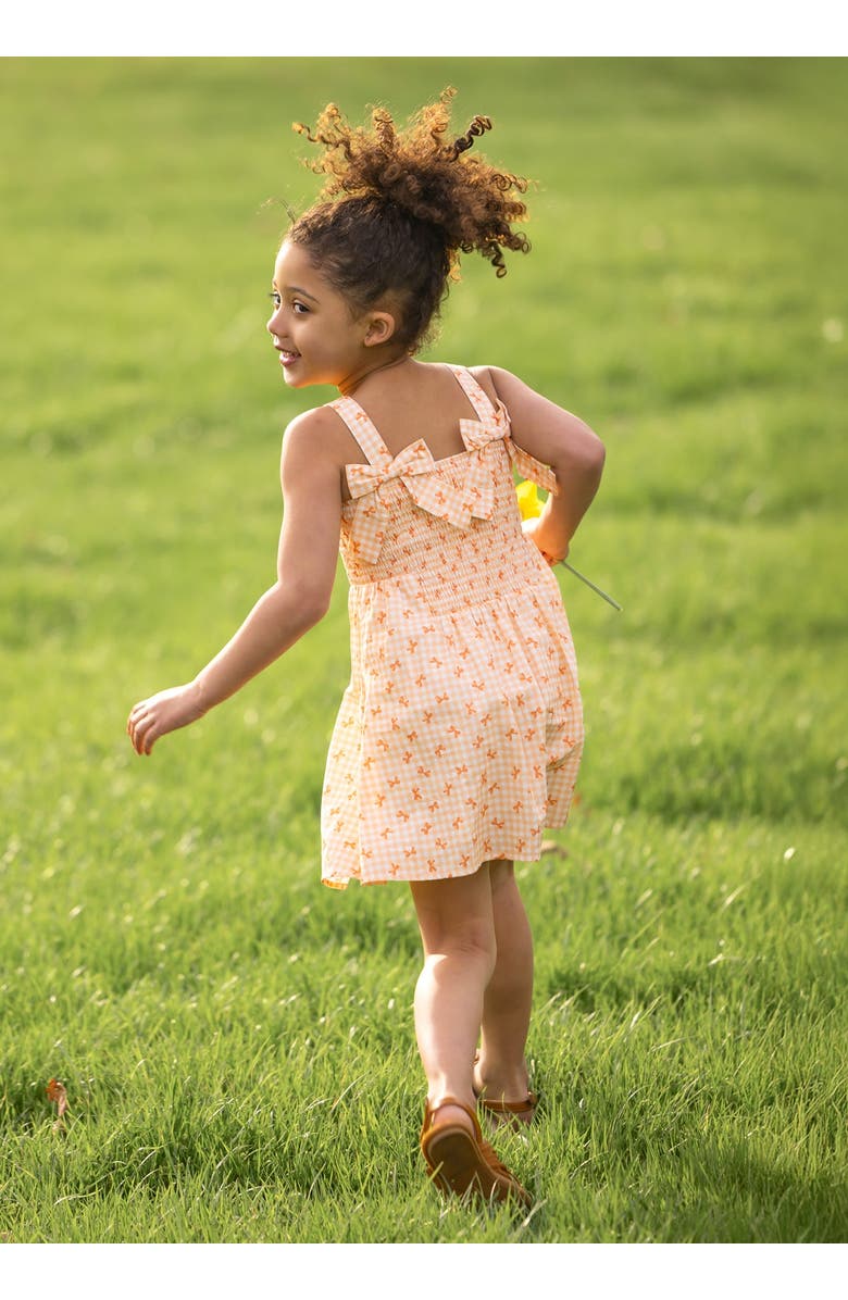 Mabel + Honey Tangerine Twirl Sleeveless Dress, Alternate, color, Orange