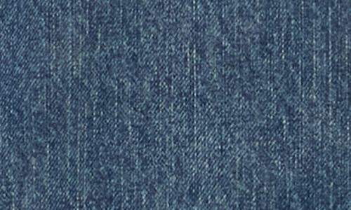 Denimist Faux Shearling Lined Crop Denim Jacket In Blue